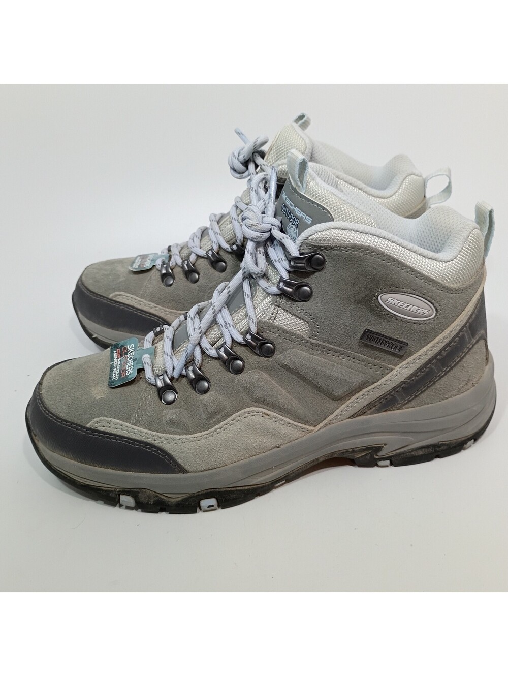 Skechers Women's Trego Rocky Mountain Hiker Boot Grey US Size 7.5